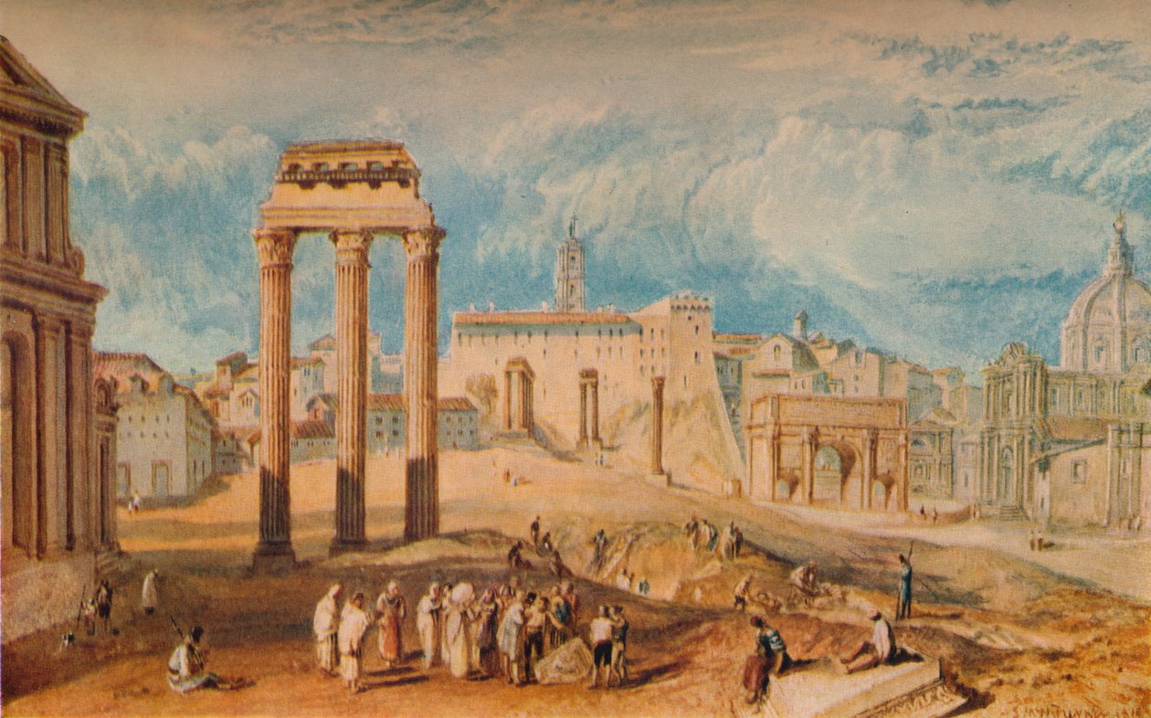 Forum Romanum, 1818, 1938 od Joseph Mallord William Turner
