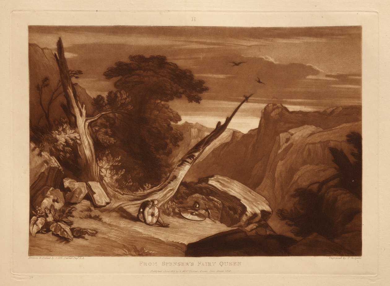 Ze Spenserovy Královny víl od Joseph Mallord William Turner