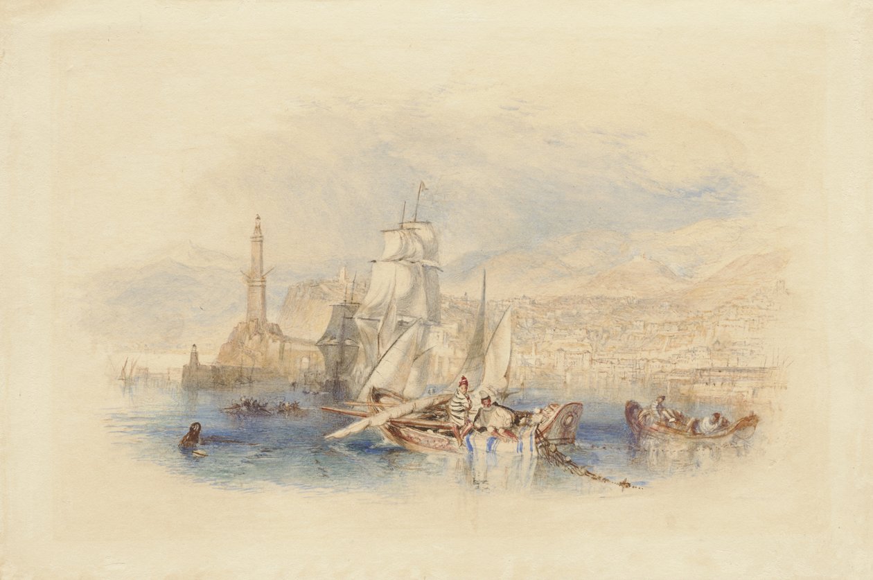Janov, kolem roku 1832 od Joseph Mallord William Turner