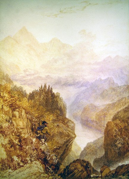 Glen Artney, asi 1820 (akvarel na papíře) od Joseph Mallord William Turner