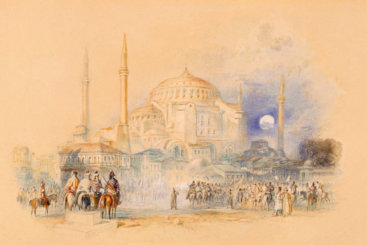 Hagia Sofia od Joseph Mallord William Turner