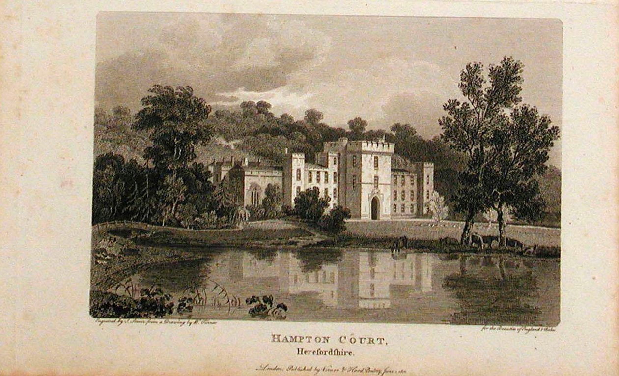 Hampton Court, Herefordshire od Joseph Mallord William Turner