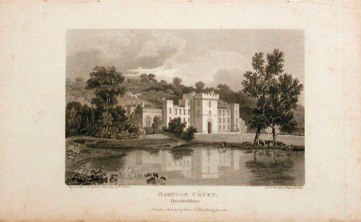 Hampton Court, Herefordshire od Joseph Mallord William Turner