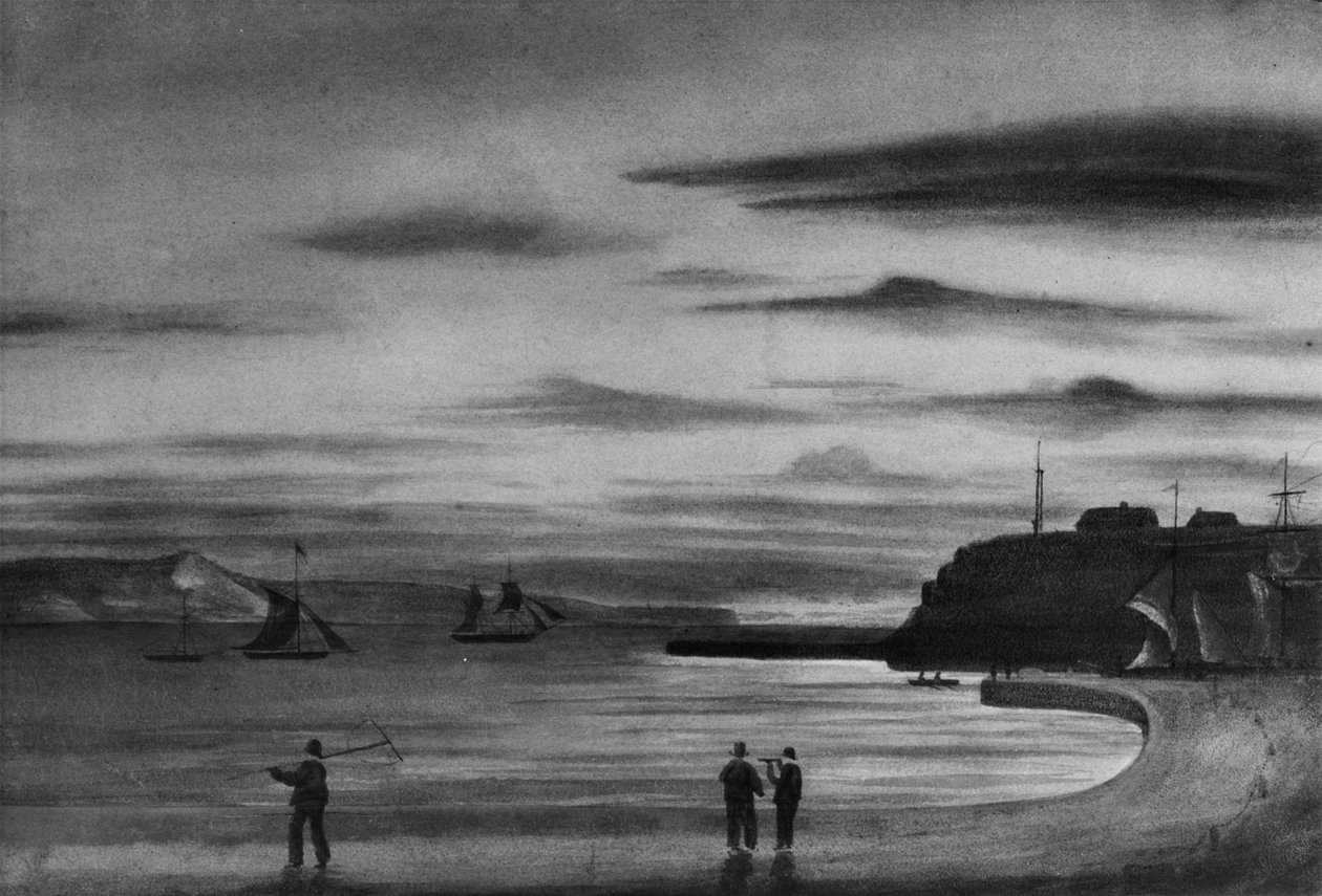 Scéna z přístavu od Joseph Mallord William Turner