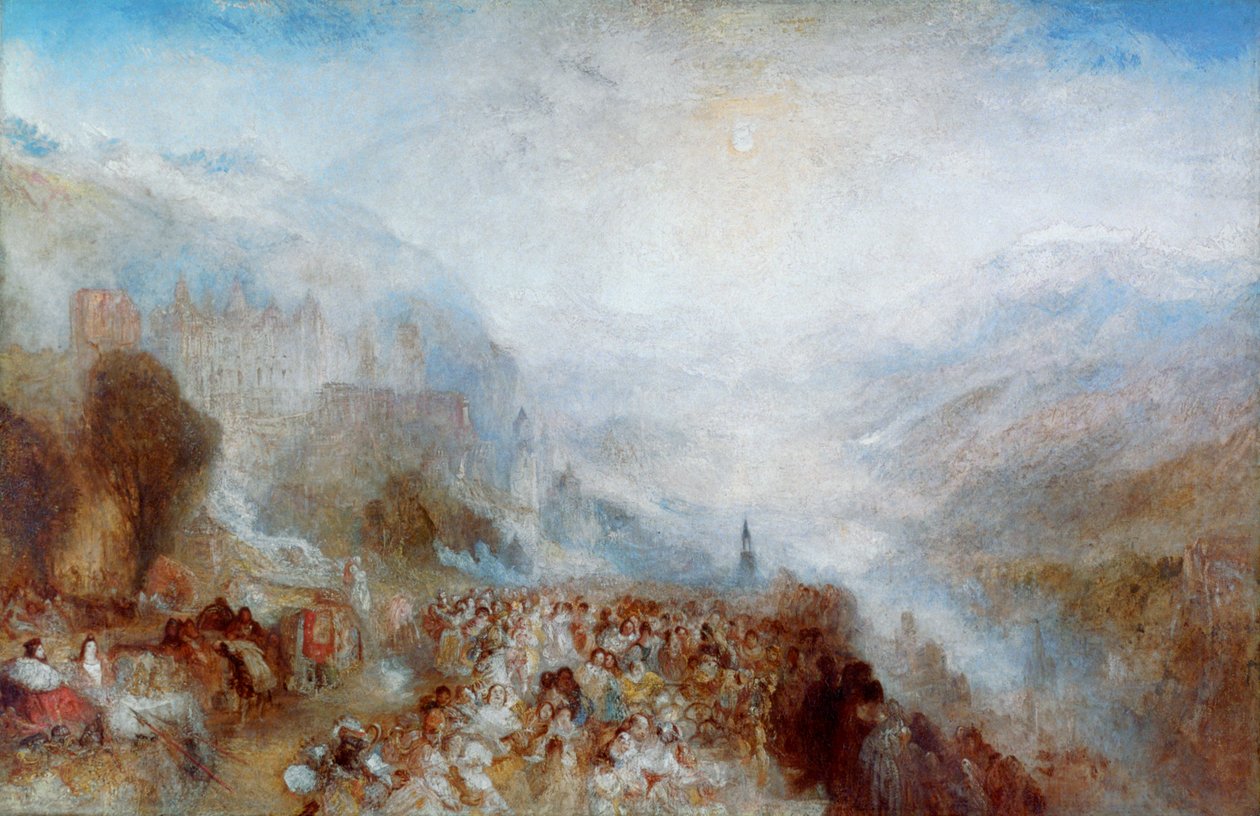 Heidelberg, c1844-1845 od Joseph Mallord William Turner