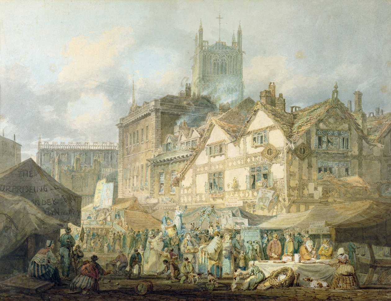 High Green, Queen Square, Wolverhampton, 1795 od Joseph Mallord William Turner