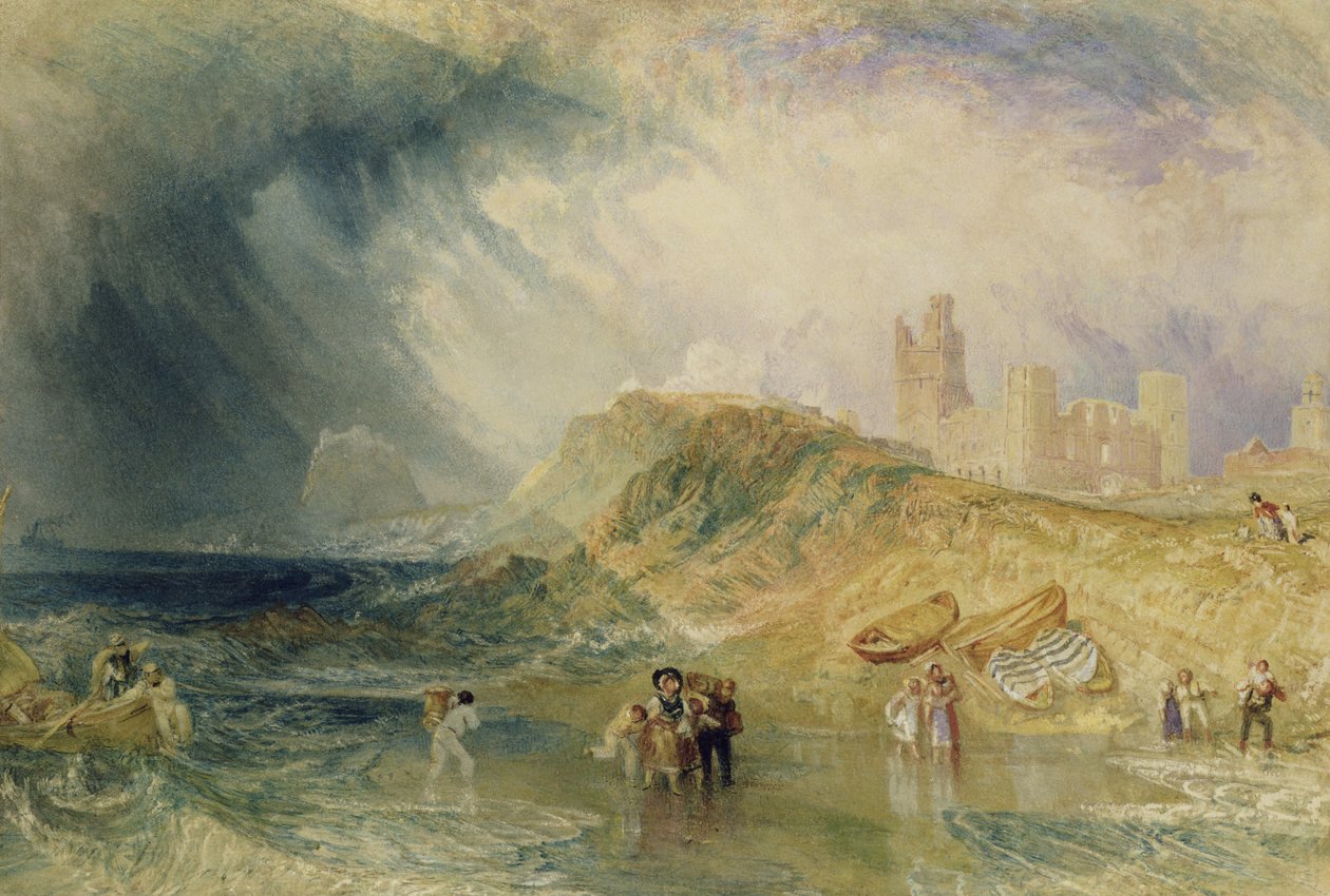 Holy Island, Northumberland, asi 1820 od Joseph Mallord William Turner