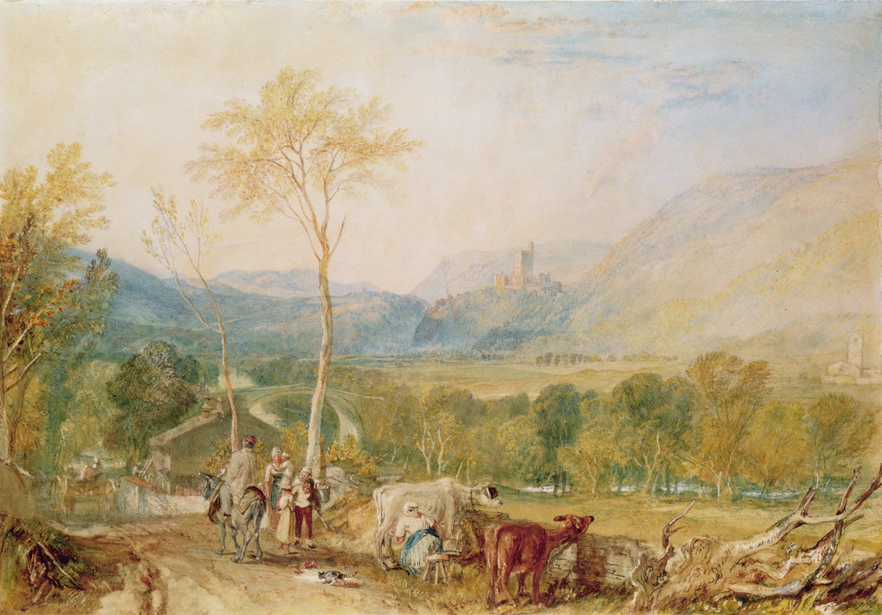 Hrad Hornby od Joseph Mallord William Turner