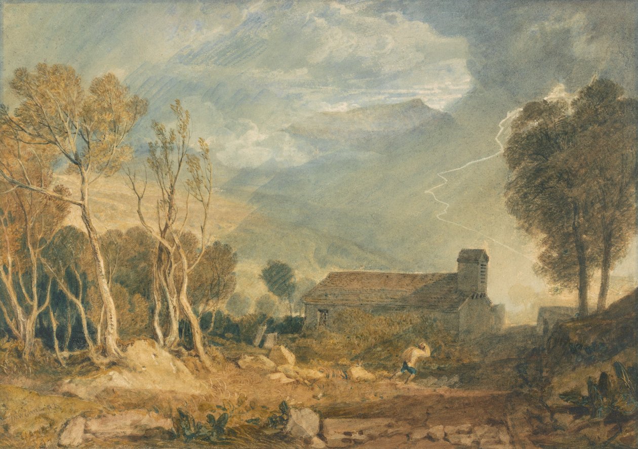 Ingleborough z Chapel-Le-Dale od Joseph Mallord William Turner