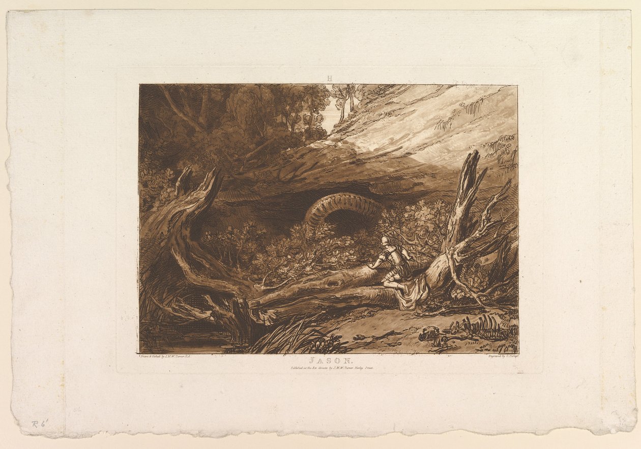 Jason Liber Studiorum, část I, deska 6, 11. června 1807. od Joseph Mallord William Turner