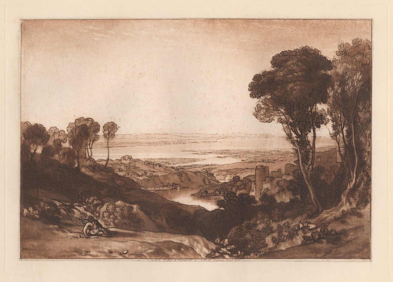 Soutok řek Severn a Wye od Joseph Mallord William Turner