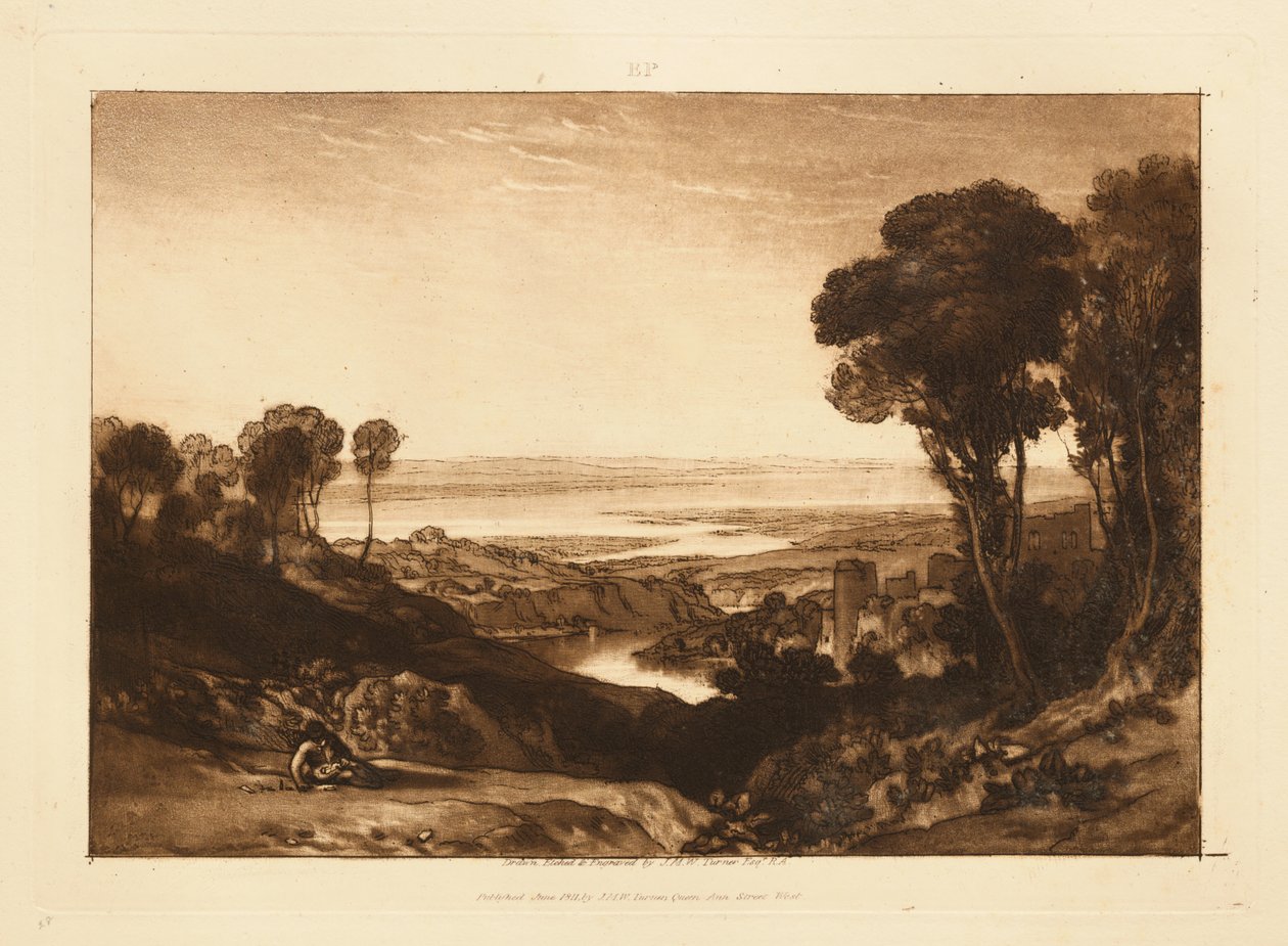 Soutok řek Severn a Wye od Joseph Mallord William Turner