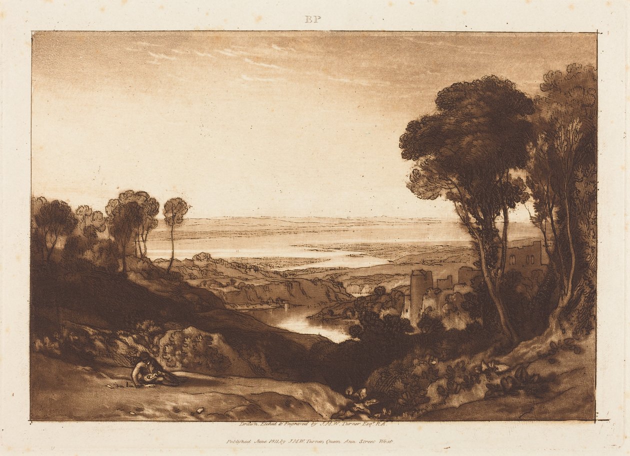 Soutok řek Severn a Wye od Joseph Mallord William Turner