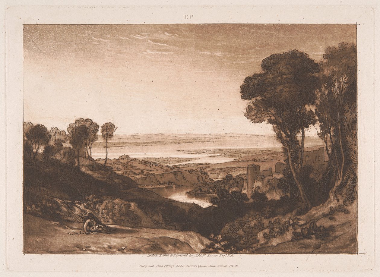 Soutok Severnu a Wye od Joseph Mallord William Turner