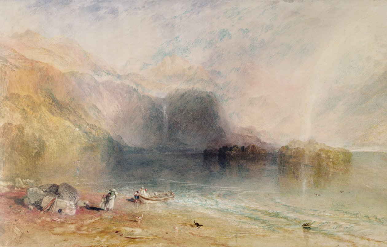 Keswick Lake, Cumberland, 1835 od Joseph Mallord William Turner
