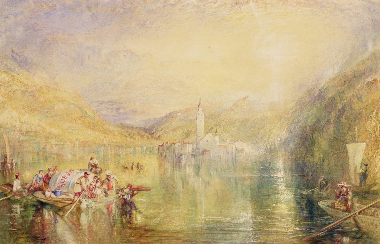 Kussnacht, Lucernské jezero, Švýcarsko od Joseph Mallord William Turner