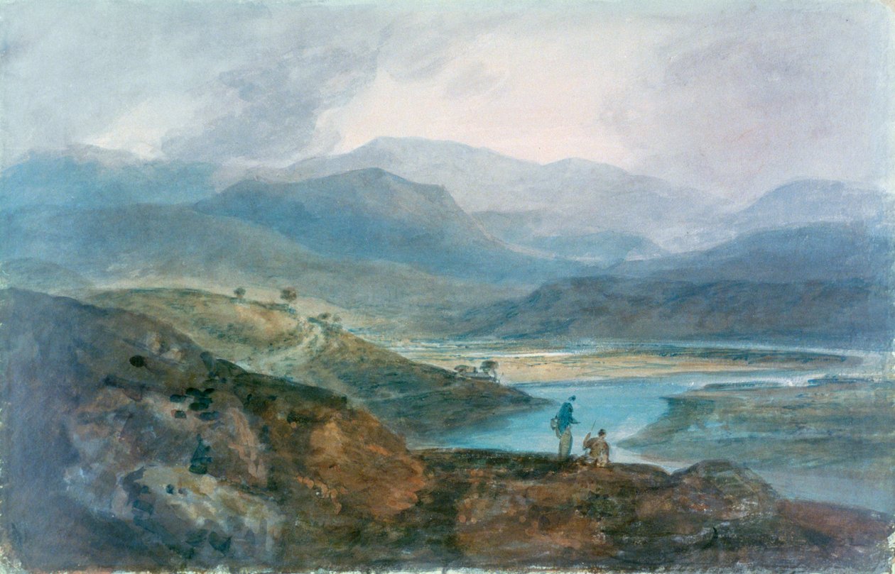 Lake, Skotsko, 1801-1802. od Joseph Mallord William Turner