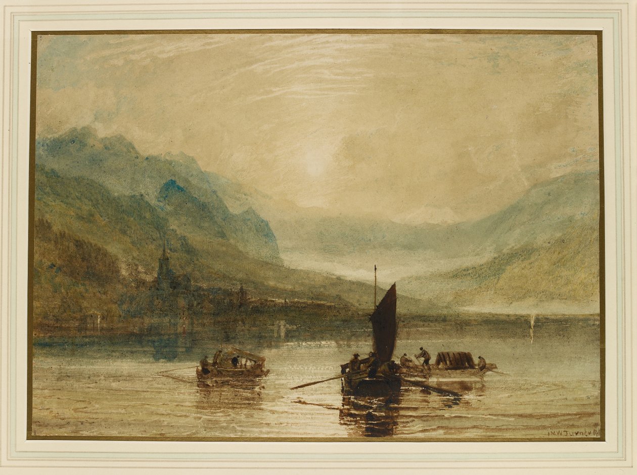 Brienzin järvi, Moonlight od Joseph Mallord William Turner