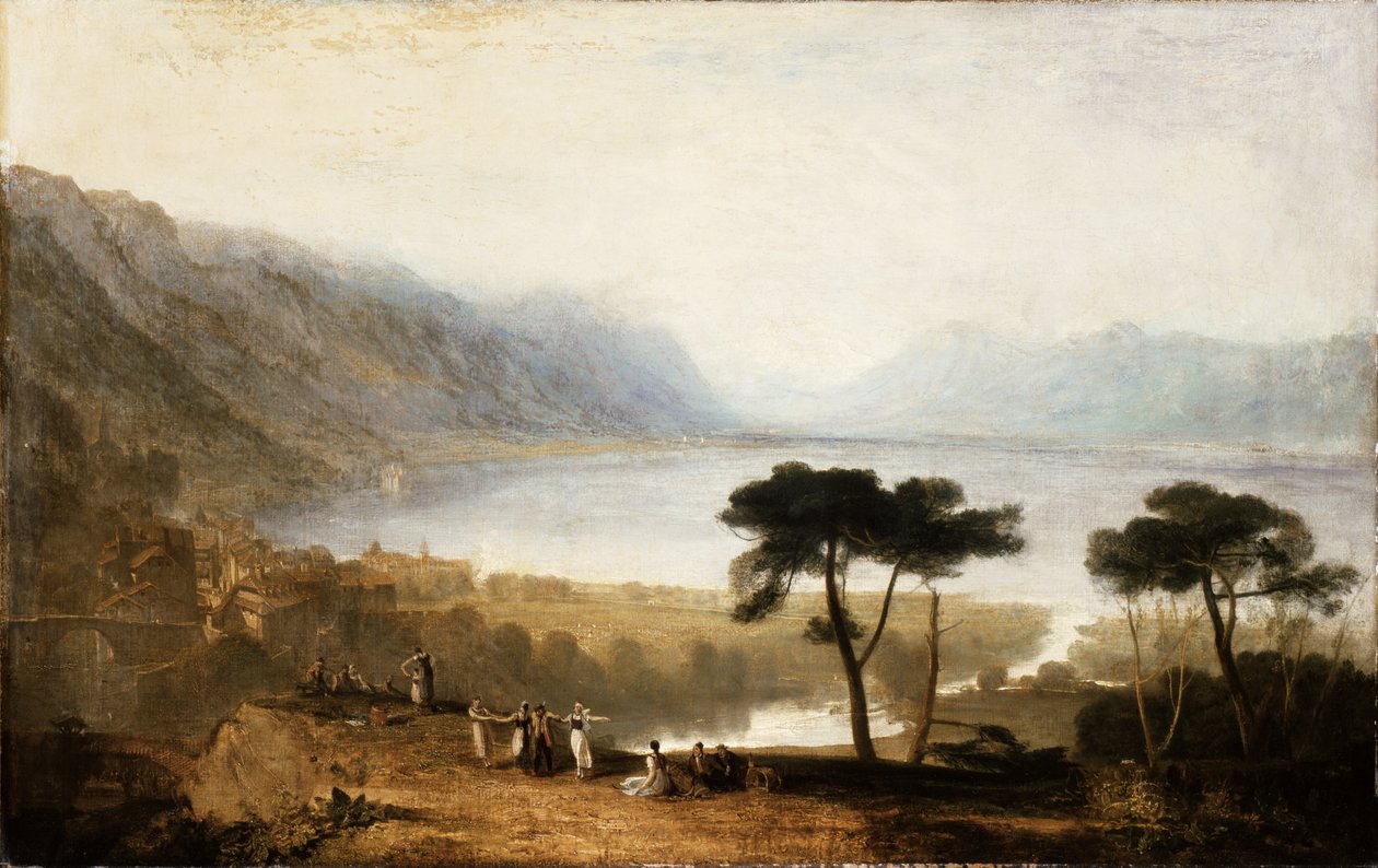 Ženevské jezero od Montreux od Joseph Mallord William Turner