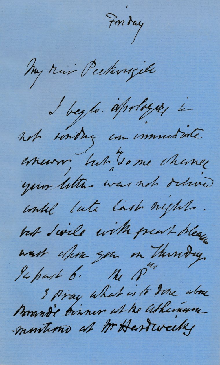 Dopis od JMW Turnera, c1840 1904 od Joseph Mallord William Turner