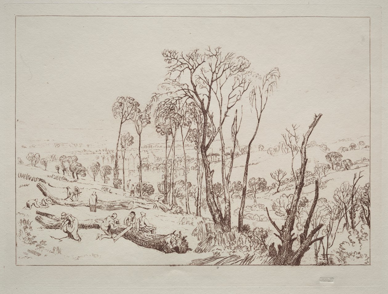 Kniha studií: Crowhurst, Sussex od Joseph Mallord William Turner