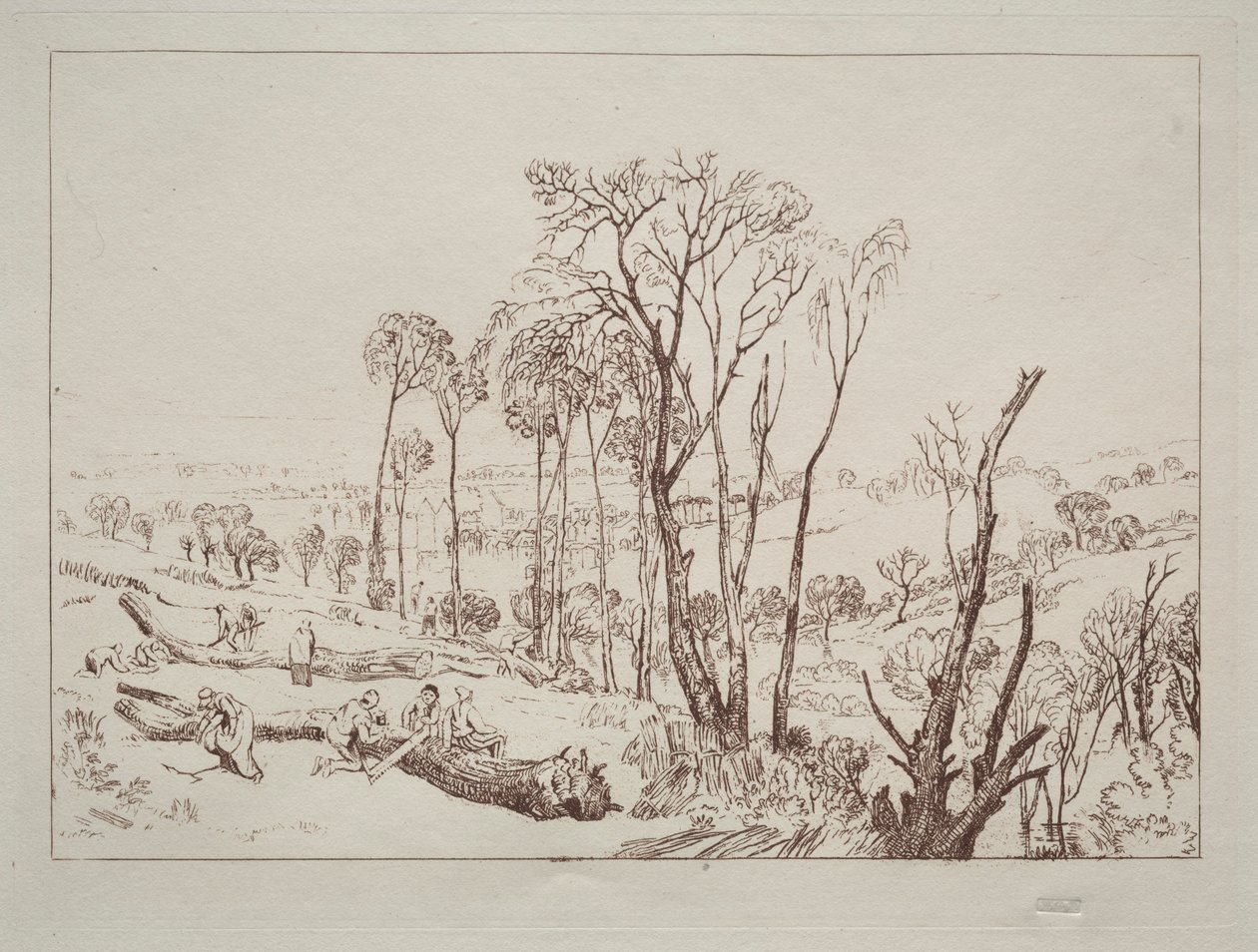 Kniha studií: Crowhurst, Sussex. od Joseph Mallord William Turner
