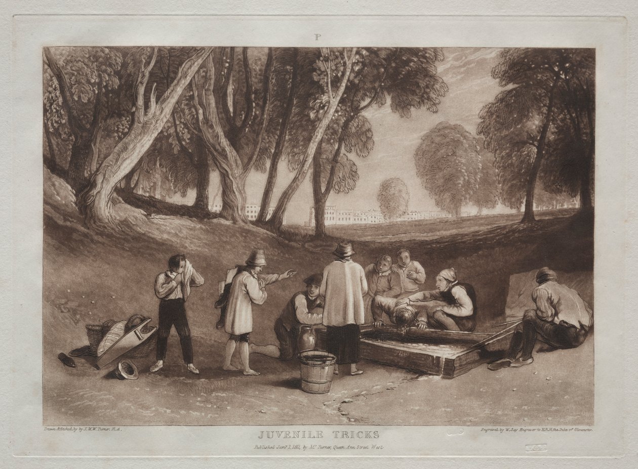 Studijní kniha: Juvenilní triky od Joseph Mallord William Turner