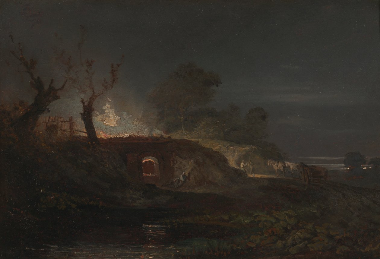 Limekiln v Coalbrookdale od Joseph Mallord William Turner