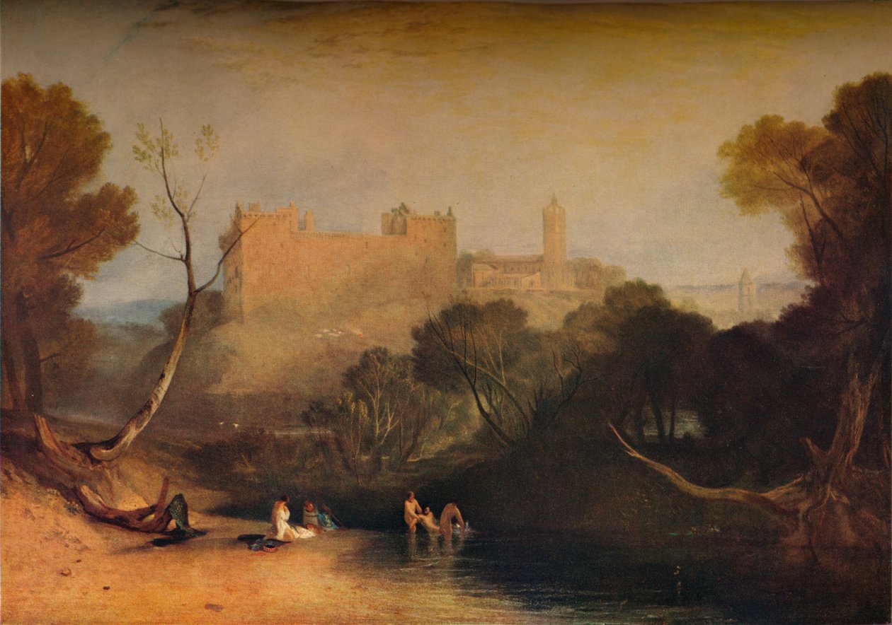 Linlithgow Palace, Skotsko, c1810, 1938 od Joseph Mallord William Turner