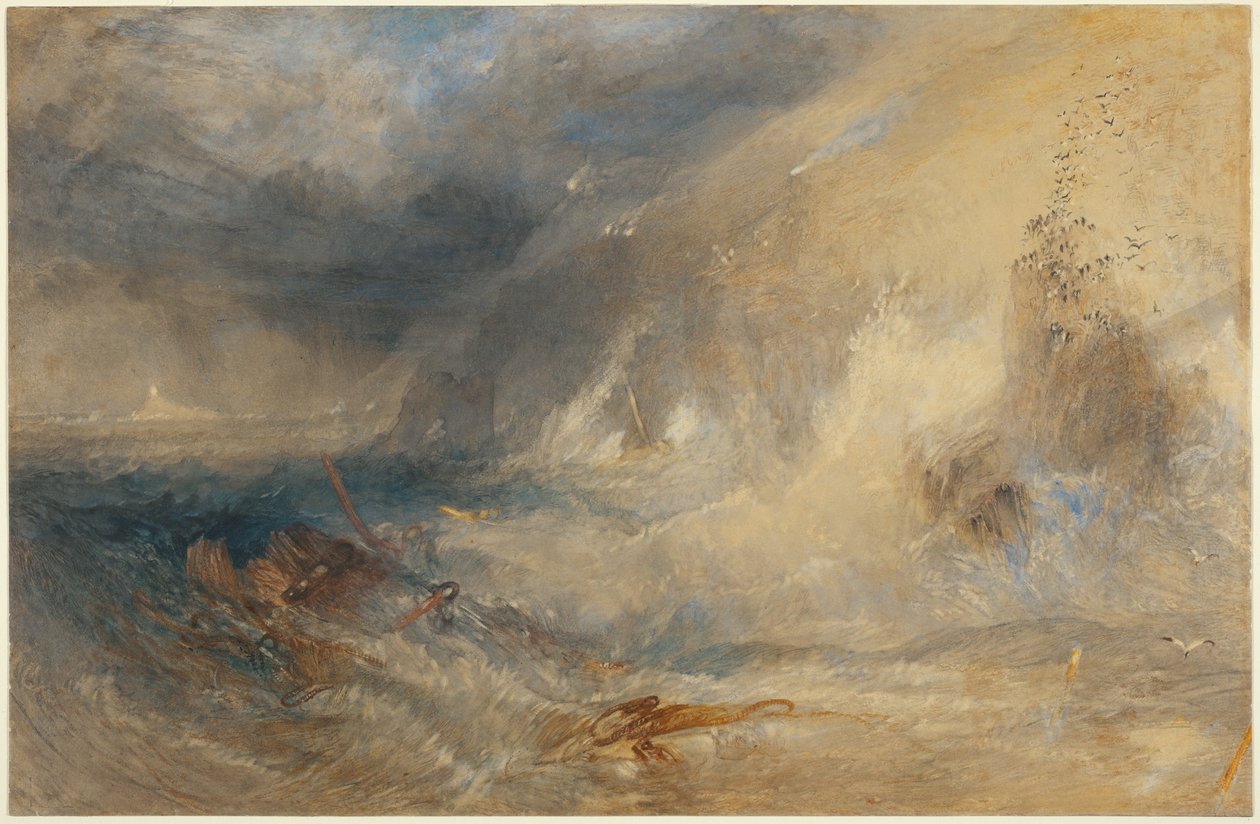 Maják Longships, Land’s End od Joseph Mallord William Turner