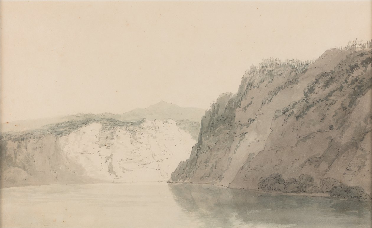 Lucern [nebo Lucern u Altdorfu], datum neznámé (akvarel na papíře) od Joseph Mallord William Turner