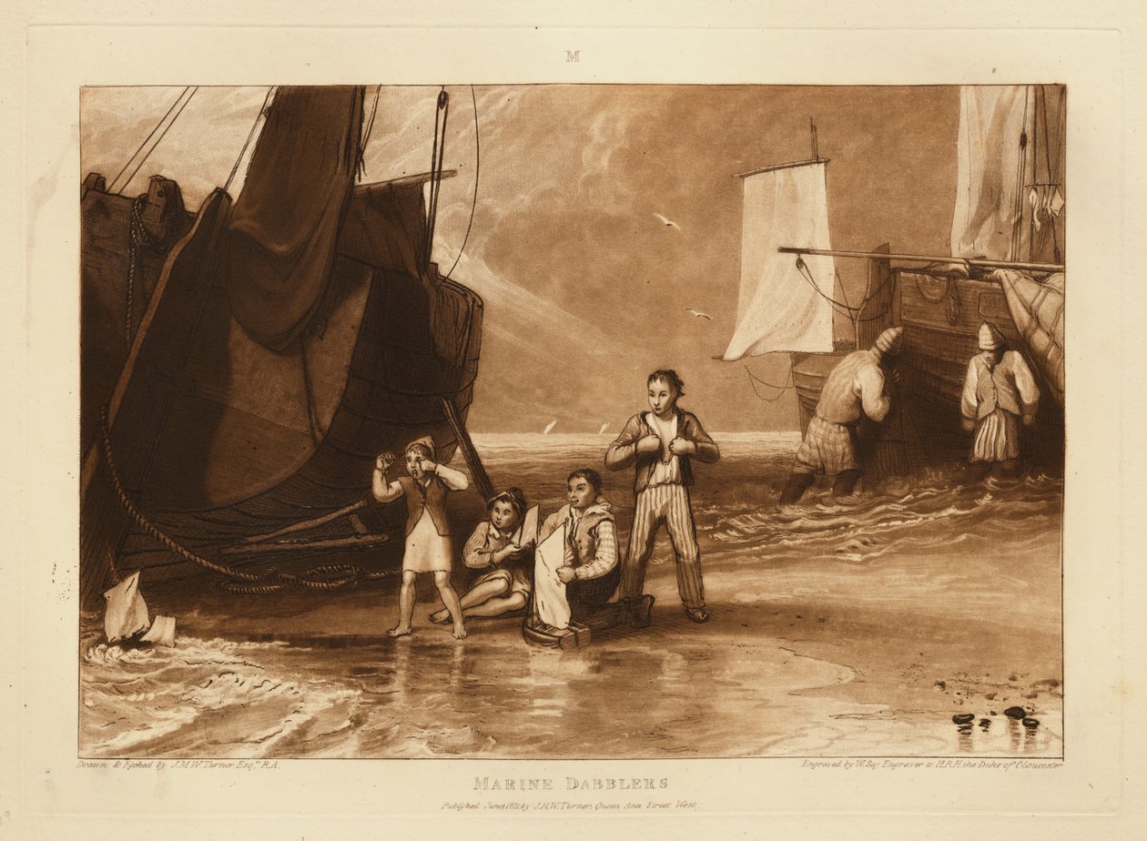 Mořské kachny plovavé od Joseph Mallord William Turner