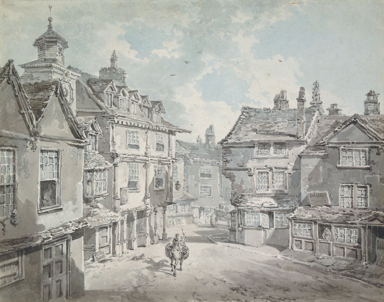 Market Street, Lichfield, od Joseph Mallord William Turner