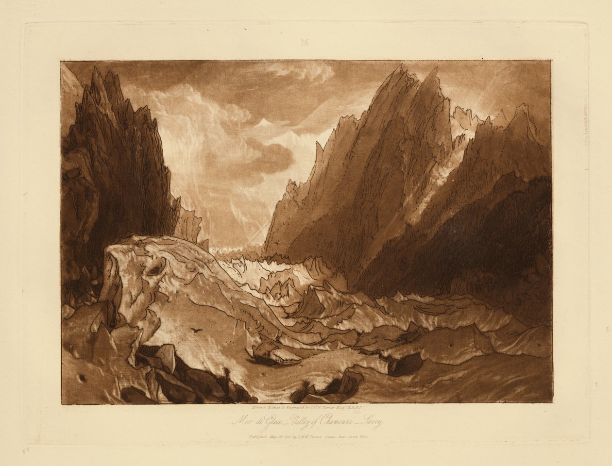 Mer de Glace od Joseph Mallord William Turner