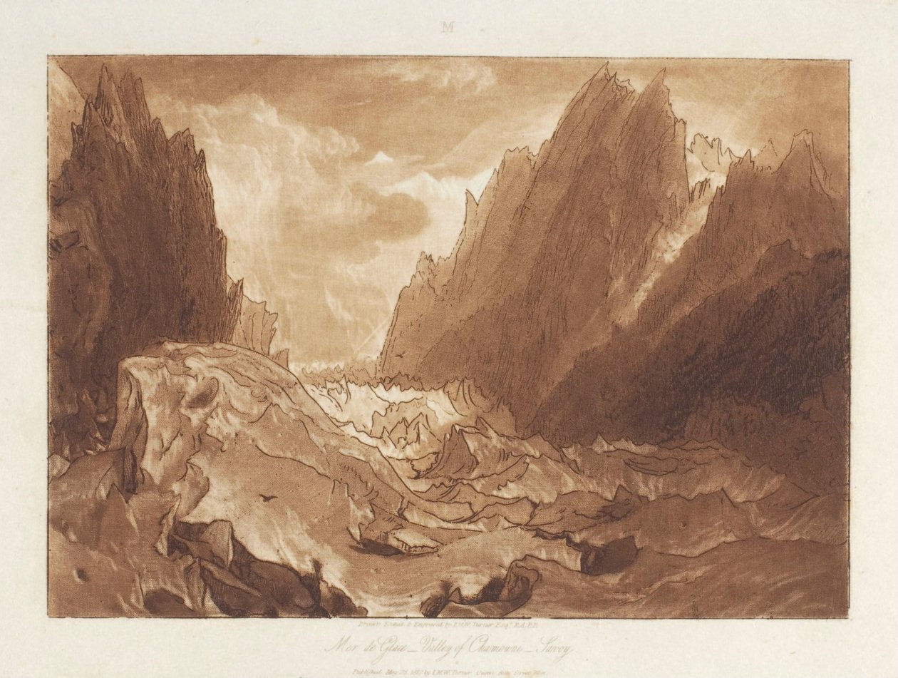 Mer de Glace od Joseph Mallord William Turner