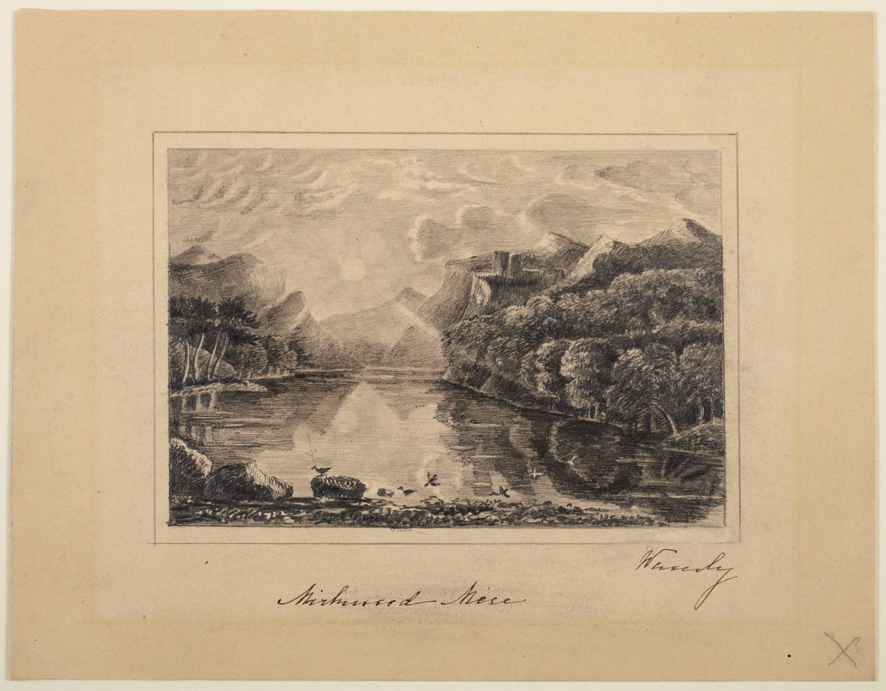 Jezero Mirkwood od Joseph Mallord William Turner