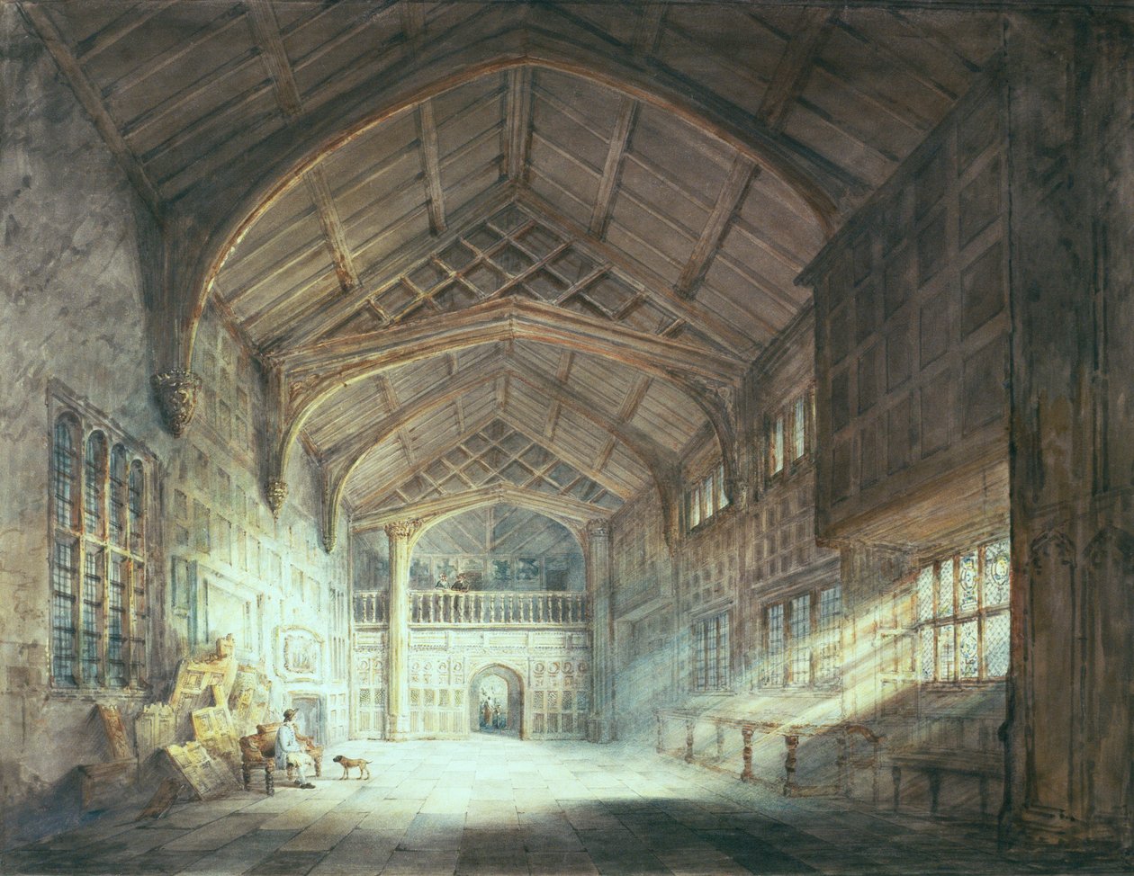 Mitton Hall, Lancashire od Joseph Mallord William Turner