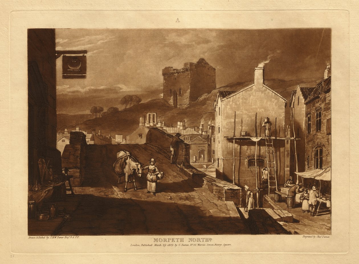 Morpeth od Joseph Mallord William Turner