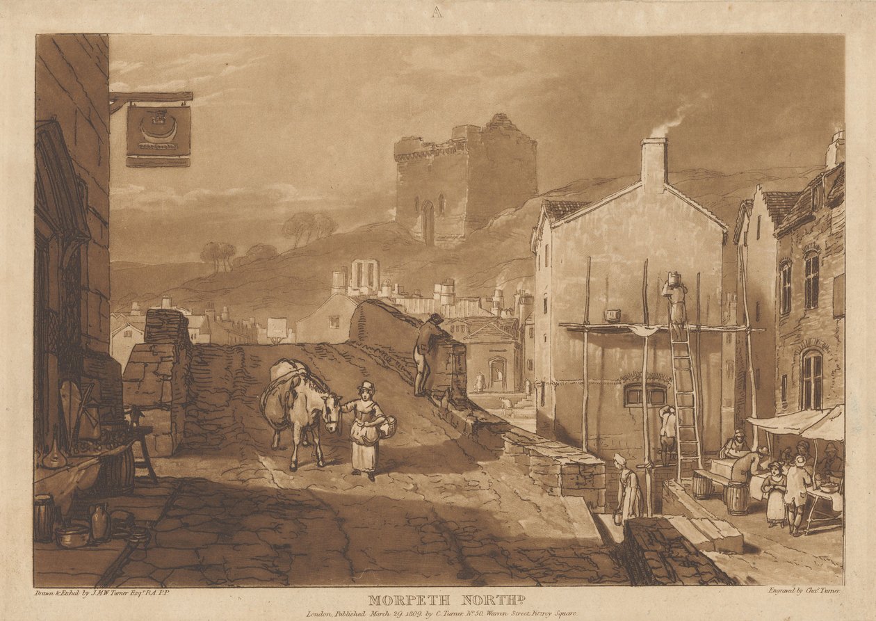 Morpeth, Northumberland od Joseph Mallord William Turner