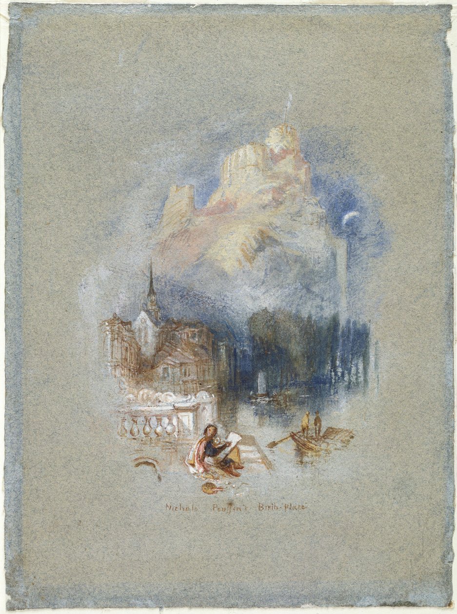 Rodiště Nicolase Poussina od Joseph Mallord William Turner
