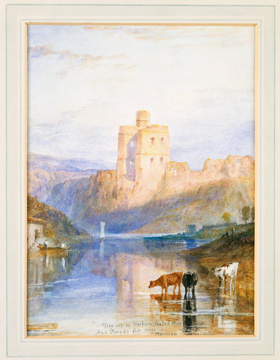 Norham Castle: Ilustrace k Marmionu od sira Waltera Scotta, 1818 od Joseph Mallord William Turner