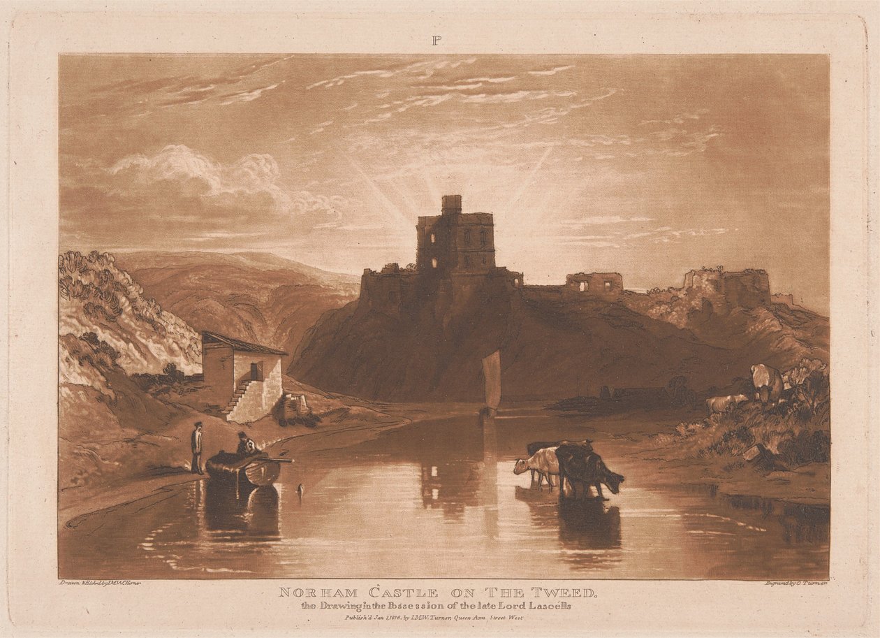 Hrad Norham u řeky Tweed od Joseph Mallord William Turner