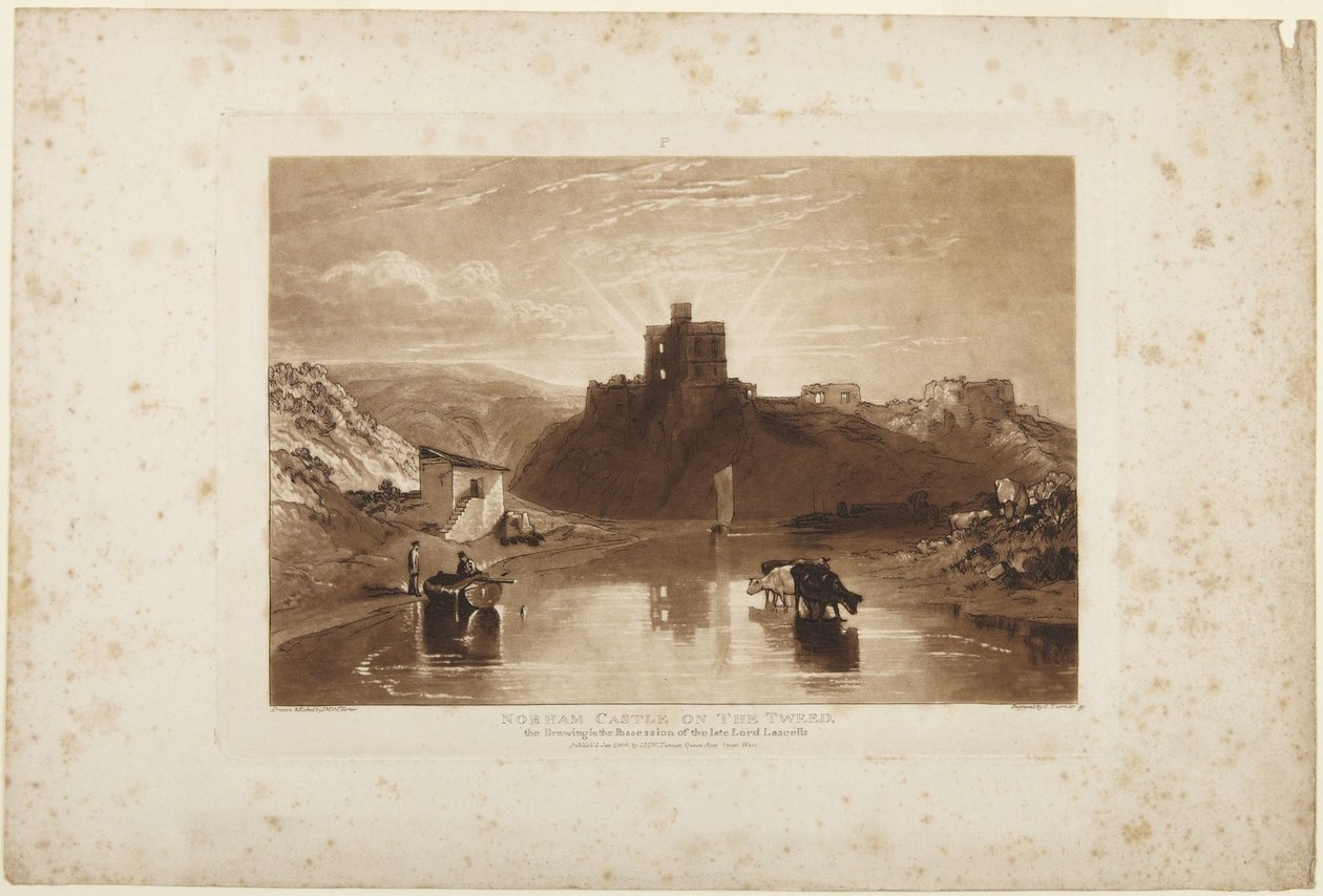 Hrad Norham u řeky Tweed od Joseph Mallord William Turner