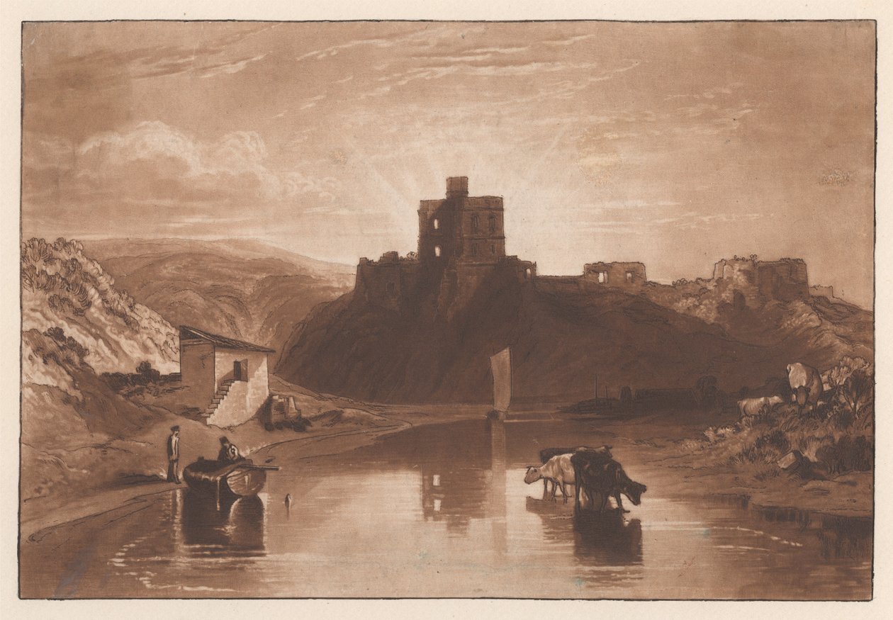 Hrad Norham na řece Tweed od Joseph Mallord William Turner