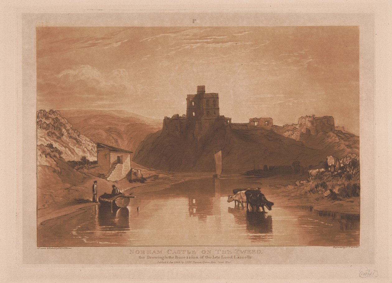 Hrad Norham na řece Tweed od Joseph Mallord William Turner