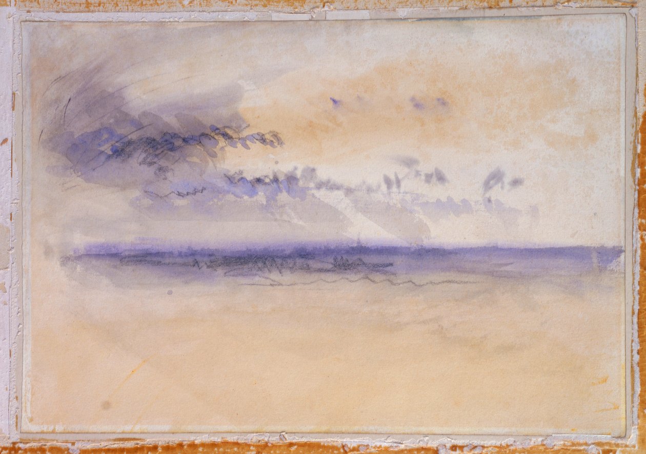 Off the Coast: Seascape and Clouds od Joseph Mallord William Turner