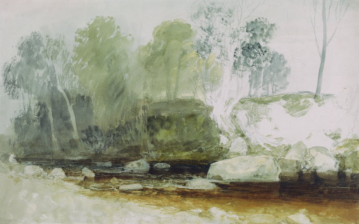 On the Washburn: Study, c.1815 (akvarel a grafit na papíře) od Joseph Mallord William Turner