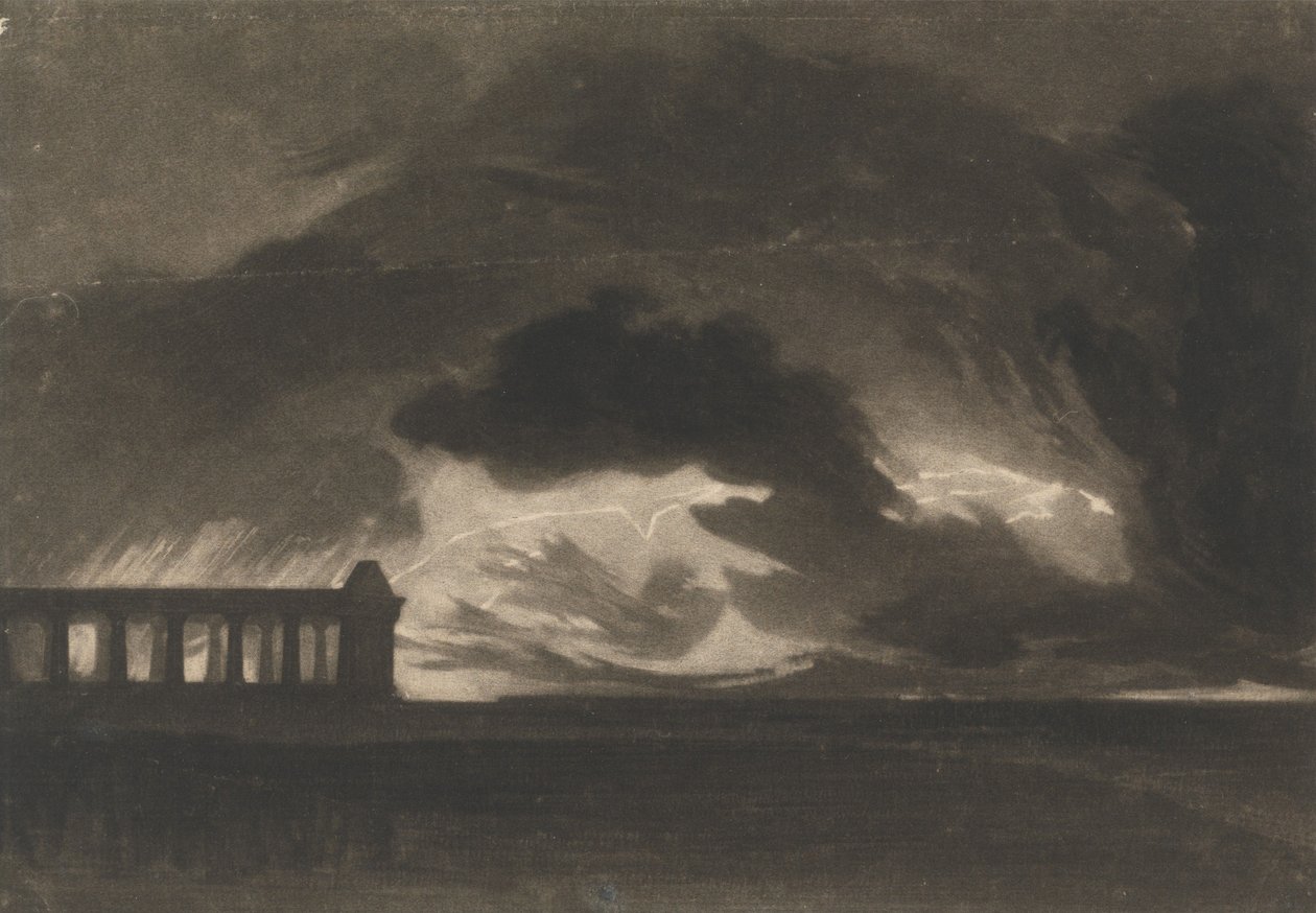 Paestum od Joseph Mallord William Turner