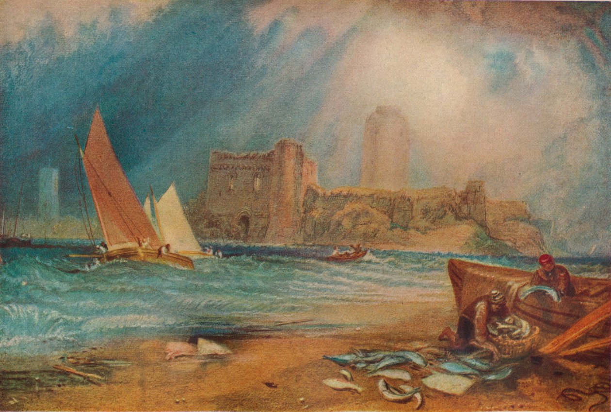 Hrad Pembroke, Wales, c1829 od Joseph Mallord William Turner