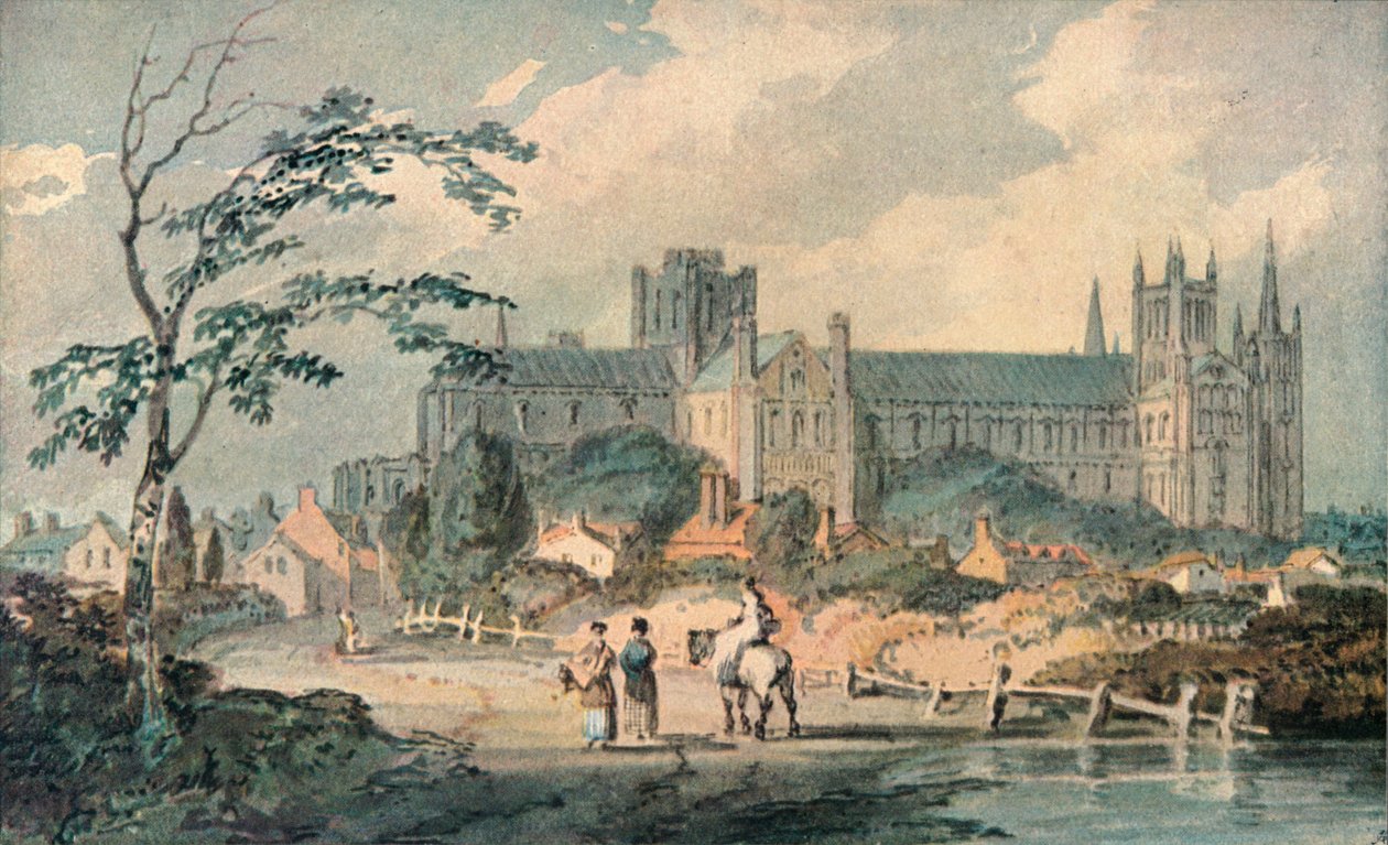 Katedrála Peterborough ze severu, 1909 od Joseph Mallord William Turner